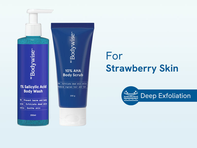 Buy Strawberry Skin Exfoliation kit Be Bodywise